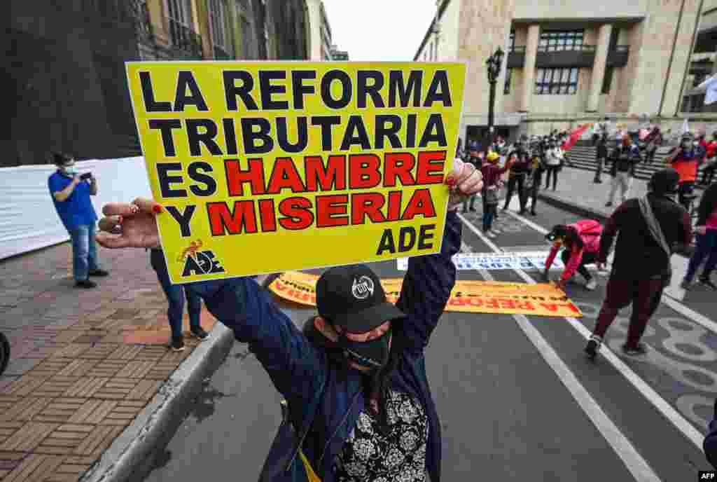 Las protestas en Colombia comenzaron el 28 de abril, en principio, en contra de una reforma tributaria.