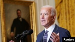 El presidente de EE.UU., Joe Biden, pronuncia un discurso en la Conferencia de Seguridad de Múnich el 19 de febrero de 2021.
