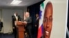 Imagen en una pantalla del presidente haitiano Jovenel Moïse. Un juez federal de Miami condenó el 27 de octubre de 2023 a Germán Alejandro Rivera García, exoficial del ejército colombiano, a cadena perpetua por su papel en el asesinato de Jovenel Moïse el 7 de julio de 2021.