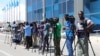 Somali journalists in Mogadishu, Somalia, Dec. 29, 2019. 