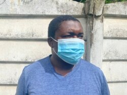Executive director for Zimbabwe Association of Doctors for Human Rights says, Jan. 17, 2021, his organization condemned the “reckless utterances” by Defense Minister Oppah Muchinguri. (Columbus Mavhunga/VOA)