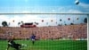 FILE - Italy's Roberto Baggio puts his penalty over the bar in the World Cup final against Brazil at the Rose Bowl in Pasadena, California, July 17, 1994. 