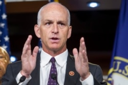 FILE - Rep. Adam Smith, D-Wash., speaks during a news conference on Capitol Hill in Washington.