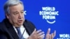 FILE - U.N. Secretary-General Antonio Guterres attends the World Economic Forum annual meeting in Davos, Switzerland, Jan. 24, 2019. 