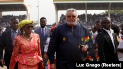 Rais wa zamani wa Ghana Jerry Rawlings aliyeaga dunia tarehe 12 Novemba 2020.
