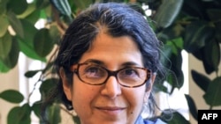 FILE - A handout picture from 2012, released July 16, 2019, by the Paris Institute of Political Studies, shows French-Iranian academic Fariba Adelkhah.