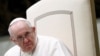 El papa Francisco durante su audiencia semanal en el Vaticano el miércoles 23 de febrero de 2022.