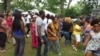 FILE - Liberians in Washington celebrate Liberia's 168th Independence Day.