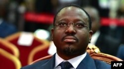 Guillaume Soro, ex-président de l'Assemblée nationale ivoirienne, à Abidjan, le 17 novembre 2017.