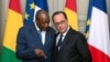 François Hollande accueille Alpha Condé à Paris