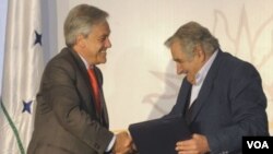 El terrorismo o el calentamiento global, por lo que ya no pueden ser resueltos por los Estados en forma individual, dijo Piñera.