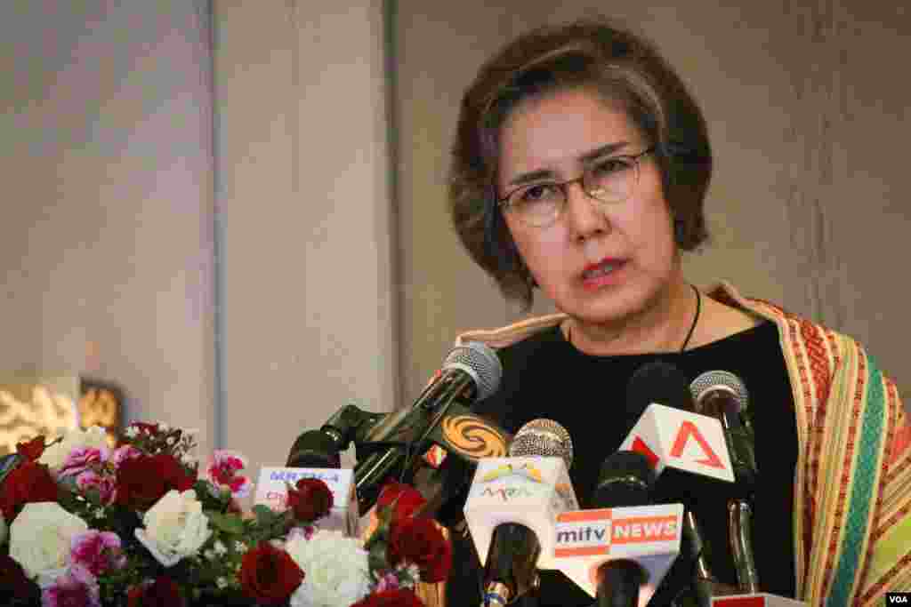 မြန်မာနိုင်ငံဆိုင်ရာ ကုလသမဂ္ဂ လူ့အခွင့်အရေးအထူးကိုယ်စားလှယ် Dr.Yanghee Lee သတင်းစာရှင်းလင်းပွဲ