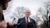 White House 'border czar' Tom Homan speaks to the press outside the West Wing of the White House in Washington, DC, on Feb. 6, 2025. 