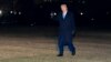 Претседателот Доналд Трамп по пристигнувањето во Белата куќа, 19 февруари 2025 година, во Вашингтон