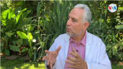 El epidemiólogo nicaraguense Leonel Argüello, miembro del Comité Multidisciplinario. Foto Houston Castillo, VOA.