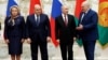 Рускиот и белорускиот претседател се фотографираат за време на состанокот на Русија и Белорусија во Минск (6 декември 2024 г.)
