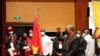 João Lourenço, presidente do MPLA na abertura do VIII Congresso em Luanda, 9 de Dezembro de 2021