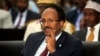 FILE - Somalia's President Mohamed Abdullahi Mohamed, also known as Farmajo, attends his inauguration ceremony in Mogadishu, Feb. 22, 2017.