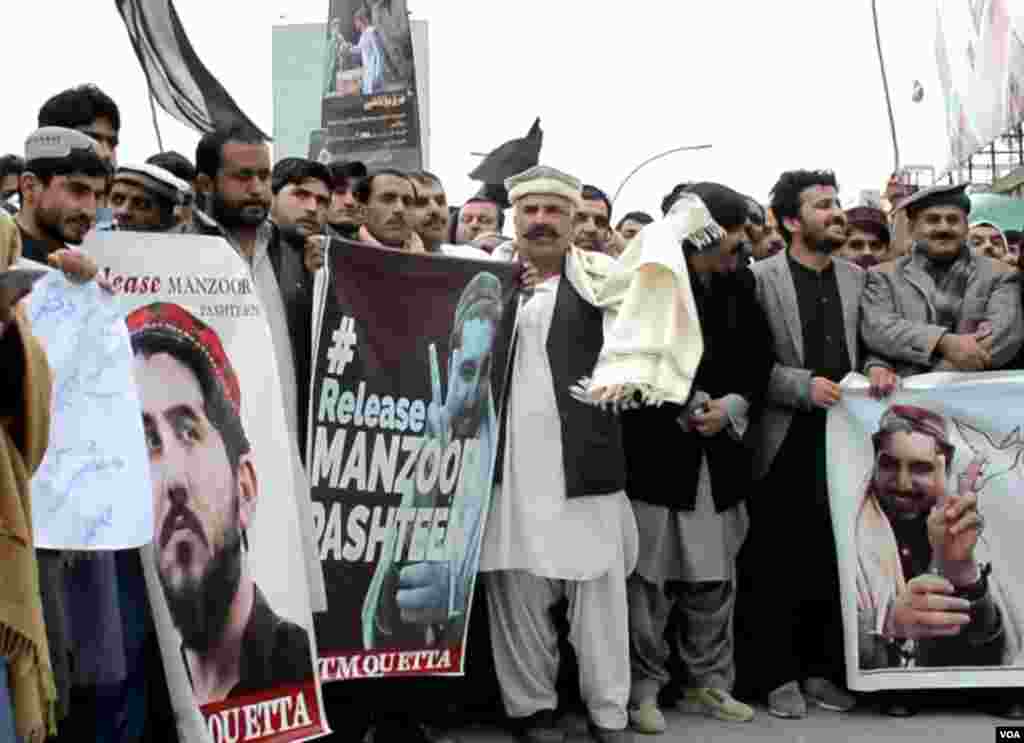 منظور پشتین پر ریاست کے خلاف ہرزہ سرائی کا الزام ہے۔