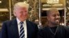 A peine sorti de l'hôpital, Kanye West reçu par Donald Trump