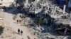 Palestinian health officials say Israeli strikes kill 17 in southern Gaza