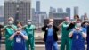 Frontline Medical Workers Celebrate 4th of July at White House