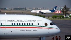 ARCHIVO: Foto tomada el 3 de diciembre del 2018 del avión presidencial de México, en el Aeropuerto Benito Juárez de Ciudad de México.