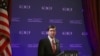 U.S. Secretary for Defense Mark Esper speaks during an event at the Concert Noble in Brussels, Belgium, Oct. 24, 2019.