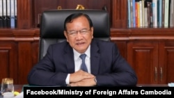 ကမ္ဘောဒီးယား နိုင်ငံခြားရေးဝန်ကြီး Prak Sokhonn 
