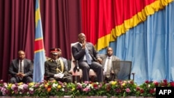 Le président Joseph Kabila lors d'une séance spéciale du Parlement, le 15 novembre 2016, à Kinshasa.