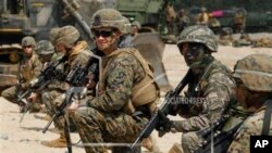 美韓軍人舉行年度軍演(資料圖片)