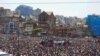 Mkutano wa hadhara wa viongozi wa M23 na wakazi wa Bukavu, Februari 27, 2025. Picha ya Reuters