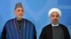 Afghanistan’s President Hamid Karzai (L) and Iran's President Hassan Rowhani pictured on September 13, 2013. 
