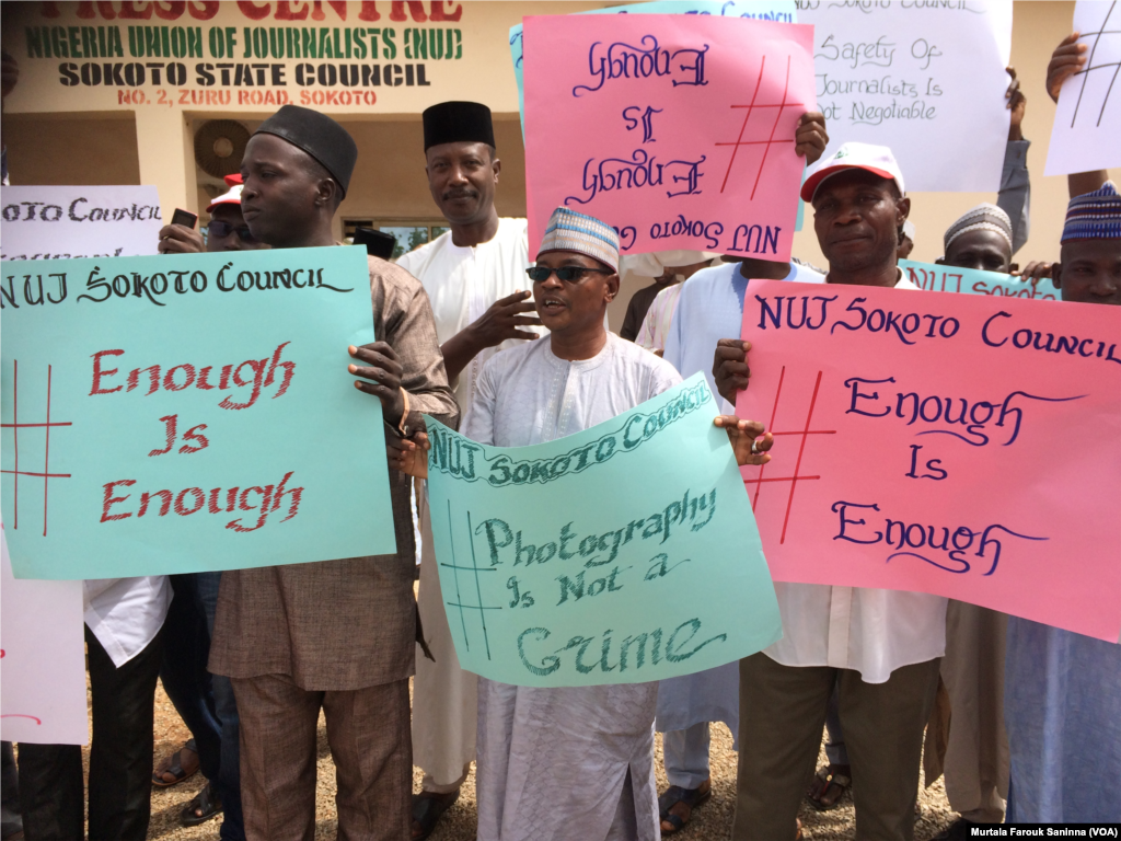 Kungiyar 'Yan Jaridu Sun Yi Zanga Zanga A Sokoto