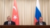 Turkey's FM Urges Russia to Halt Syrian Government Attacks