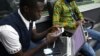 Un étudiant de l'université virtuelle à Abidjan, le 28 novembre 2019. (Photo by ISSOUF SANOGO / AFP)
