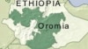 Map of Oromia region of Ethiopia