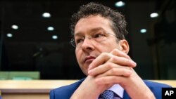 Menteri Keuangan Belanda dan pemimpin Eurogroup, Jeroen Dijsselbloem (Foto: dok).