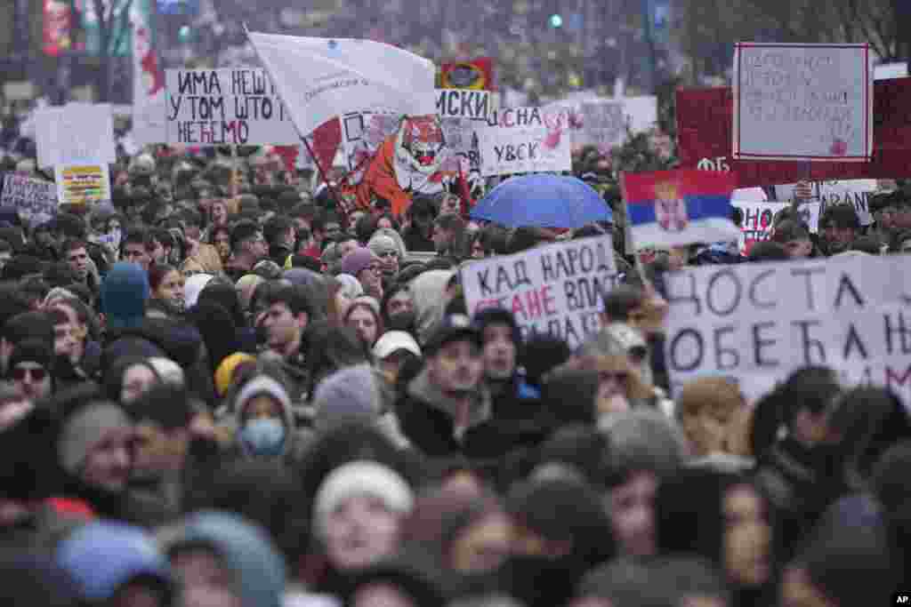 Protest u Beogradu