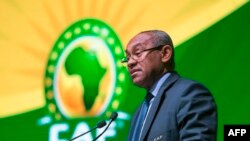 Mokambi ya CAF Ahmad Ahmad na Casablanca, Maroc, 2 février 2018.