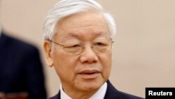 越共總書記、越南國家主席​​阮富仲 （2018年4月2日）
