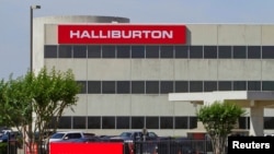 Fachada de la sede de petrolera Halliburton en Houston, Texas. (Archivo)
