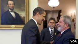 El presidente Barack Obama y el presidente Lula da Silva durante su último encuentro en la Casa Blanca en marzo pasado.