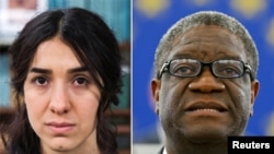 Los ganadores del Premio Nobel de la Paz 2018 son la sobreviviente yazidí Nadia Murad y Denis Mukwege. 