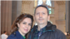 «احمدرضا جلالی» در کنار همسر خود «ویدا مهران‌نیا»