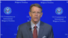 美国国际宗教自由委员会副主席伯金斯 (Tony Perkins)通过Skype接受美国之音专访