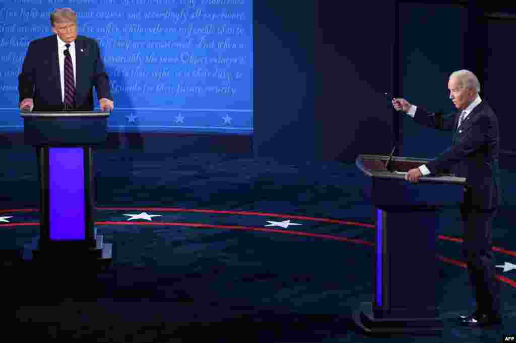 El presidente Trump aseguró que el candidato demócrata Biden sería débil ante el crimen y la violencia si fuera elegido para estar al frente de la Casa Blanca.