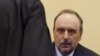 Goran Hadzic, the last of Serbia's alleged war criminals, makes his initial appearance to stand trial on crimes against humanity at the International Criminal Tribunal for the former Yugoslavia (ICTY) in the Hague July 25, 2011.