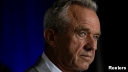 El candidato libertario Robert F. Kennedy Jr. captado en un evento de campaña en Aurora, Colorado, U.S., May 19, 2024. 