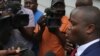 Political activist and leader of the Tajamuka/Sesjikile Movement Promise Mkwananzi speaks to the media outside the Constitutional Court in Harare, Zimbabwe, Feb. 8, 2017.